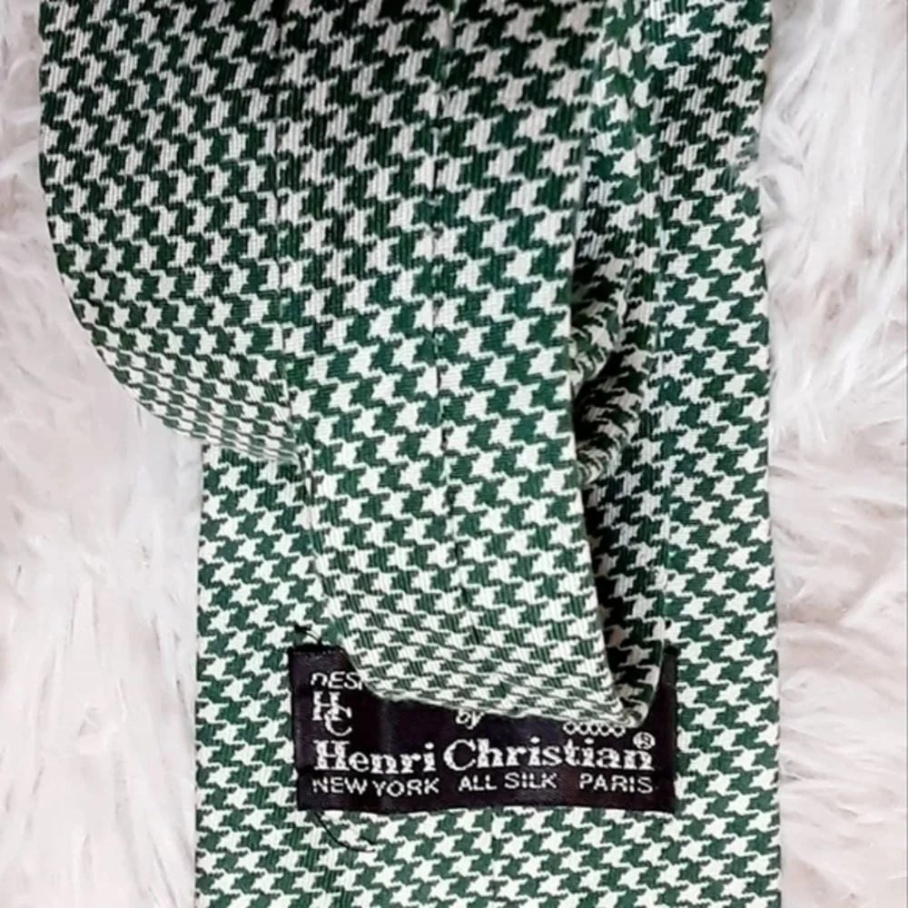 J. Crew Silk Safari Shirt & Houndstooth Silk Tie